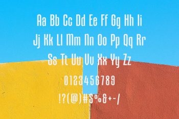 Modern Condensed Sans