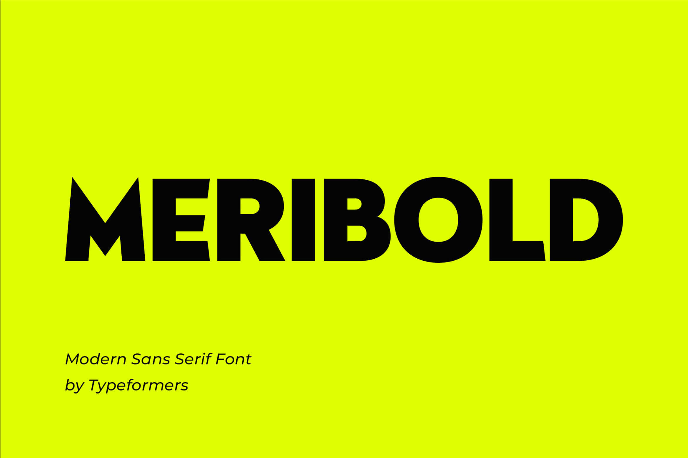 modern sans serif font