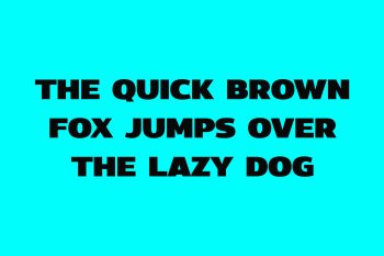 Modern Display Sans Serif