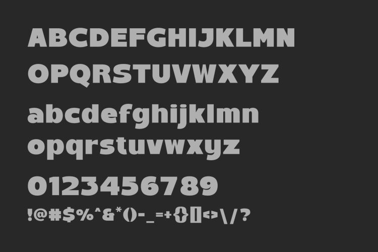 Bold Sans Serif