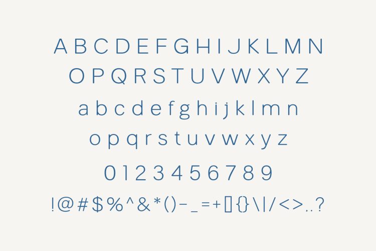 Modern Sans Serif