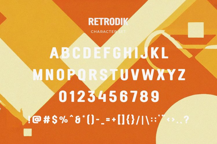 Retro Sans Serif